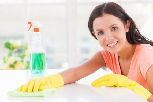 Local cleaning team handling a move in clean in Haringey