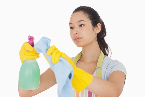 Bathroom move in cleaning in a Haringey property