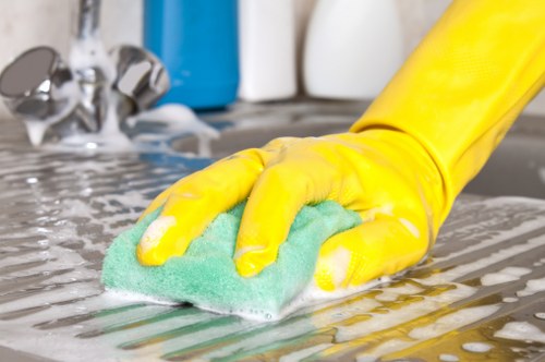 Local cleaning team handling a turnover clean in Haringey