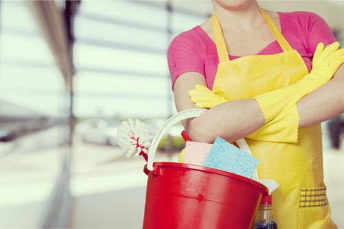 Washroom and shared-space cleaning for a local business property