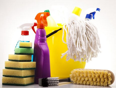 Careful cleaning of lined and heavy curtains in a local property