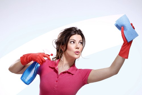 Upholstery cleaning process for a living room sofa in North London
